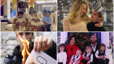La foto familiar de Sergio Ramos, Márquez 'quemando' 2020, Cristiano y Georgina... la Nochevieja de los deportistas