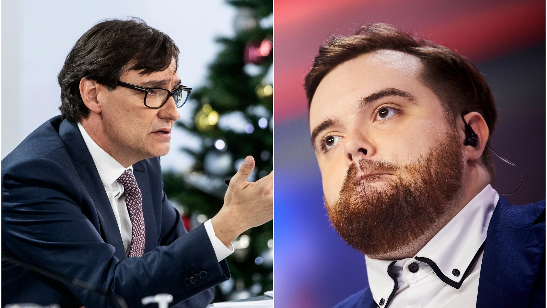 Salvador Illa e Ibai Llanos Salvador Illa e Ibai Llanos