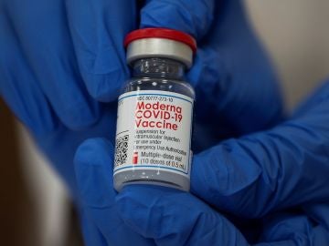 Imagen de archivo de la vacuna de Moderna contra el coronavirus