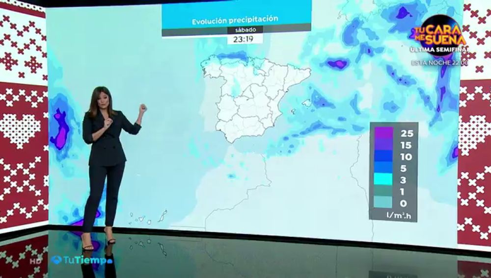 La previsión del tiempo hoy: Las lluvias del Cantábrico se extienden al sistema central e ibérico