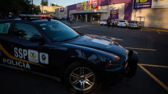 Coche de Polic&iacute;a en M&eacute;xico