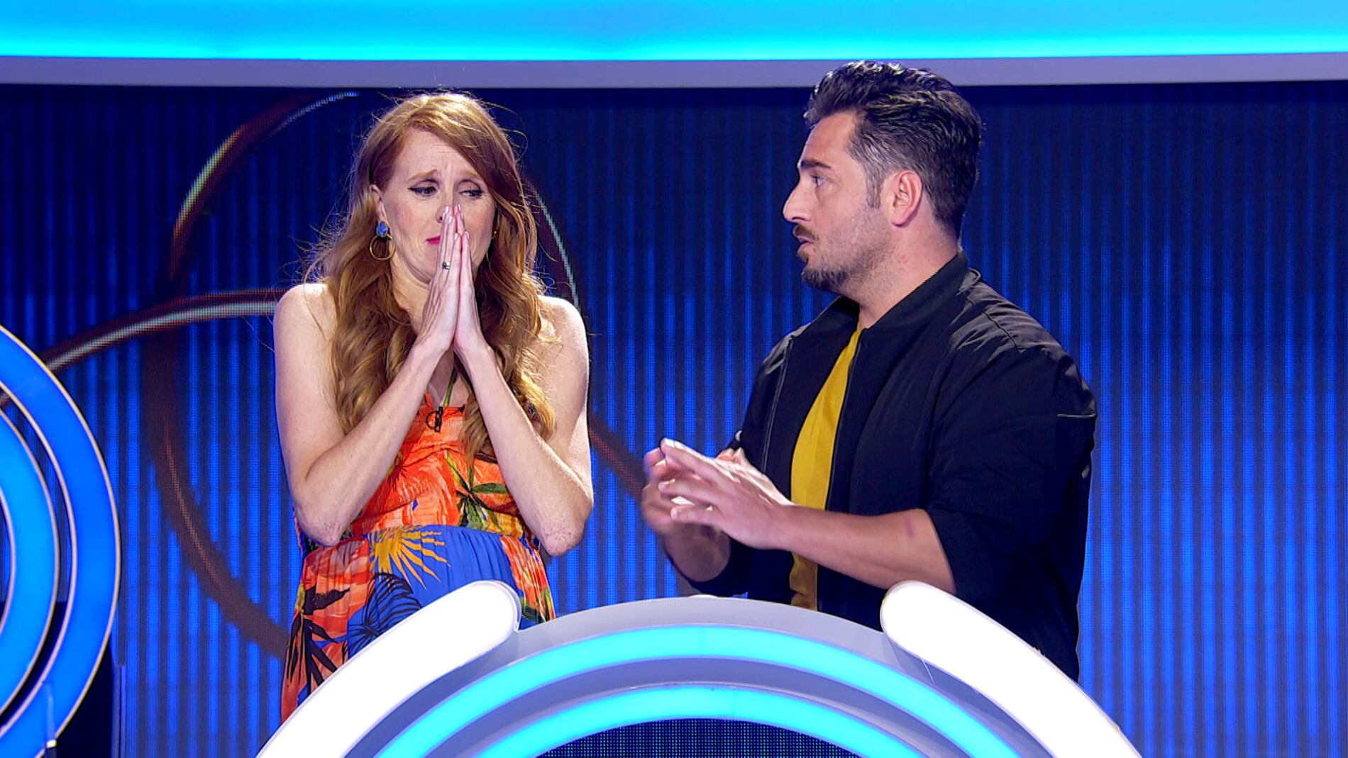 La se&ntilde;al de tr&aacute;fico que hace sudar a David Bustamante y Mar&iacute;a Castro en &lsquo;El juego de los anillos&rsquo; 