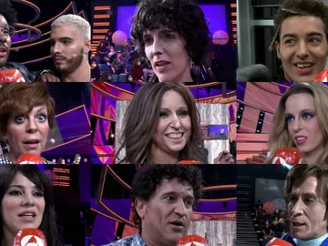 Los concursantes, muy emocionados, comparten sus sensaciones a las puertas de la final de 'Tu cara me suena' Los concursantes, muy emocionados, comparten sus sensaciones a las puertas de la final de 'Tu cara me suena'