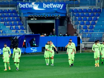 Los jugadores del Atlético celebran el gol al Alavés Los jugadores del Atlético celebran el gol al Alavés