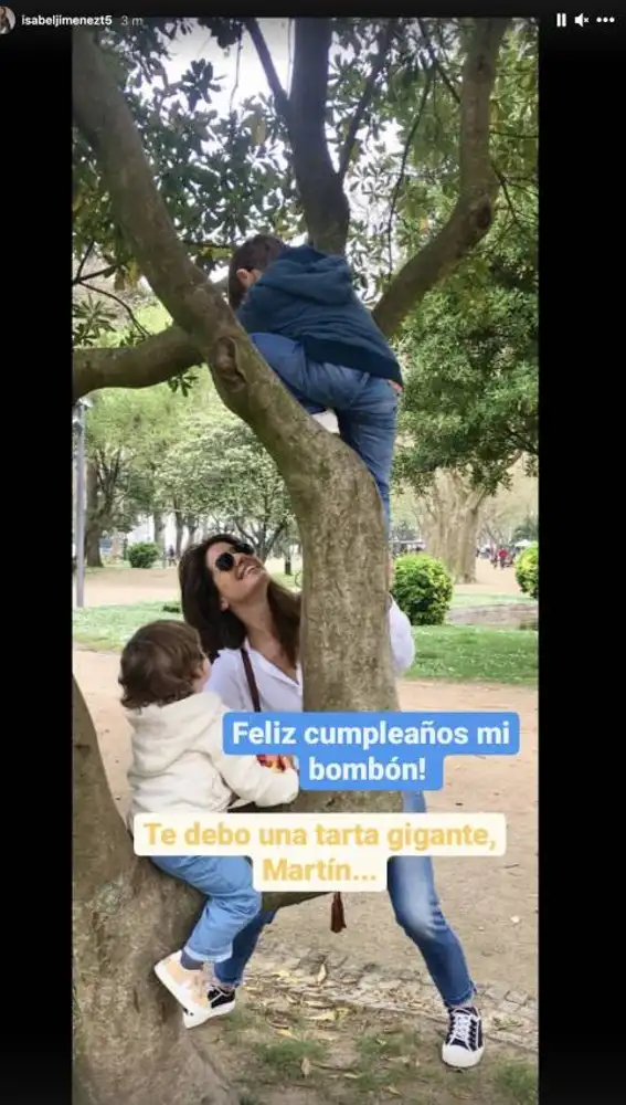 La felicitación de Isabel Jiménez a Martín 