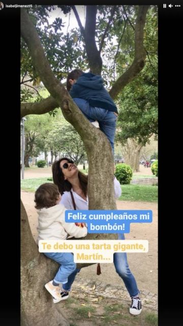 La felicitación de Isabel Jiménez a Martín 