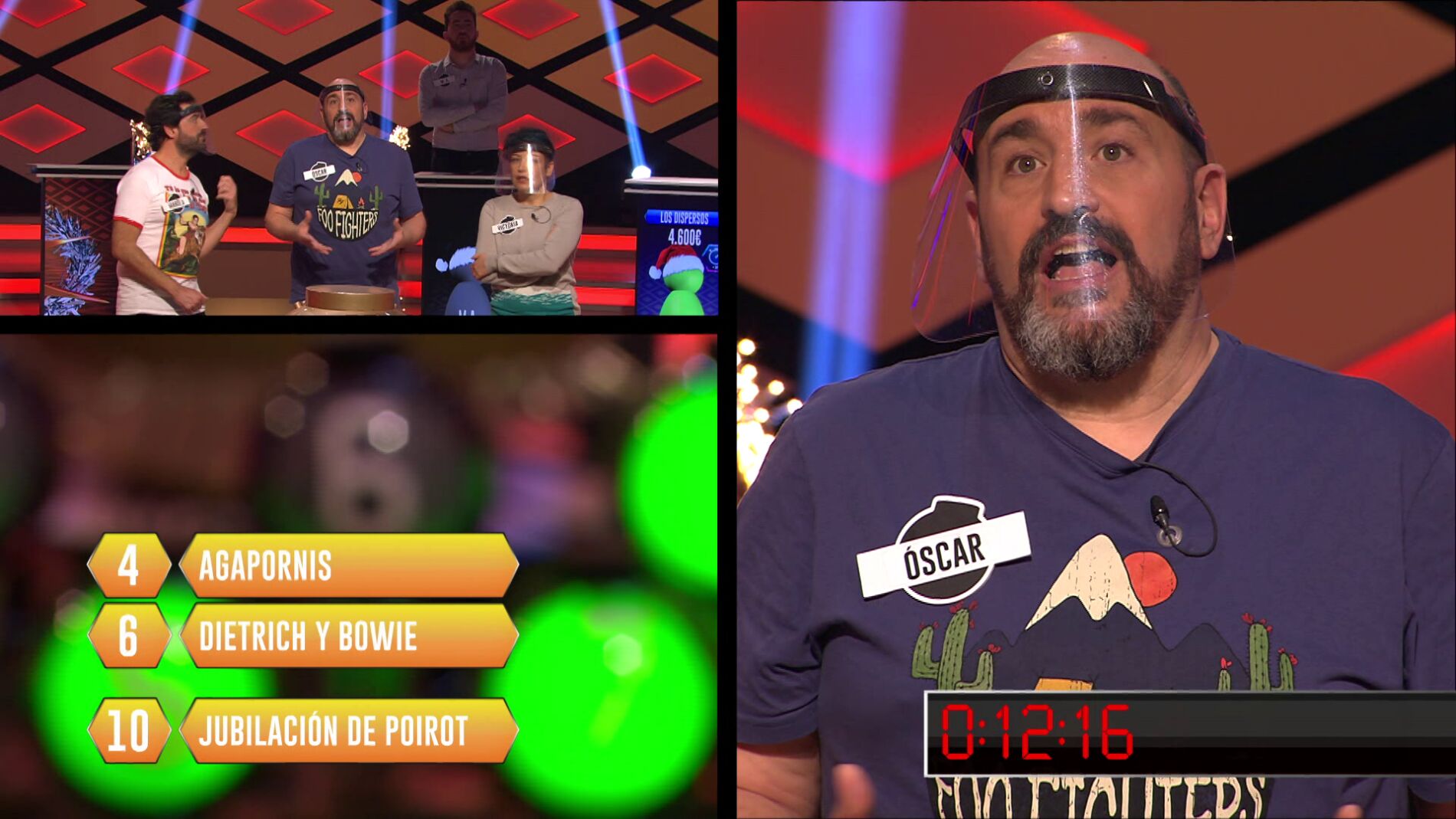 ‘Los dispersos’ se quedan a tres preguntas del bote en ¡Boom!