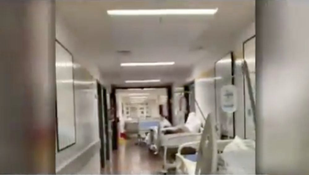 Pasillos del hospital de Alzira