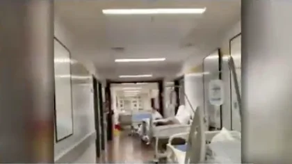 Pasillos del hospital de Alzira