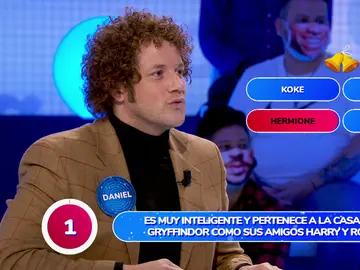 Hermione deja fuera de juego a Daniel Diges en ‘Una de Cuatro’ Hermione deja fuera de juego a Daniel Diges en ‘Una de Cuatro’
