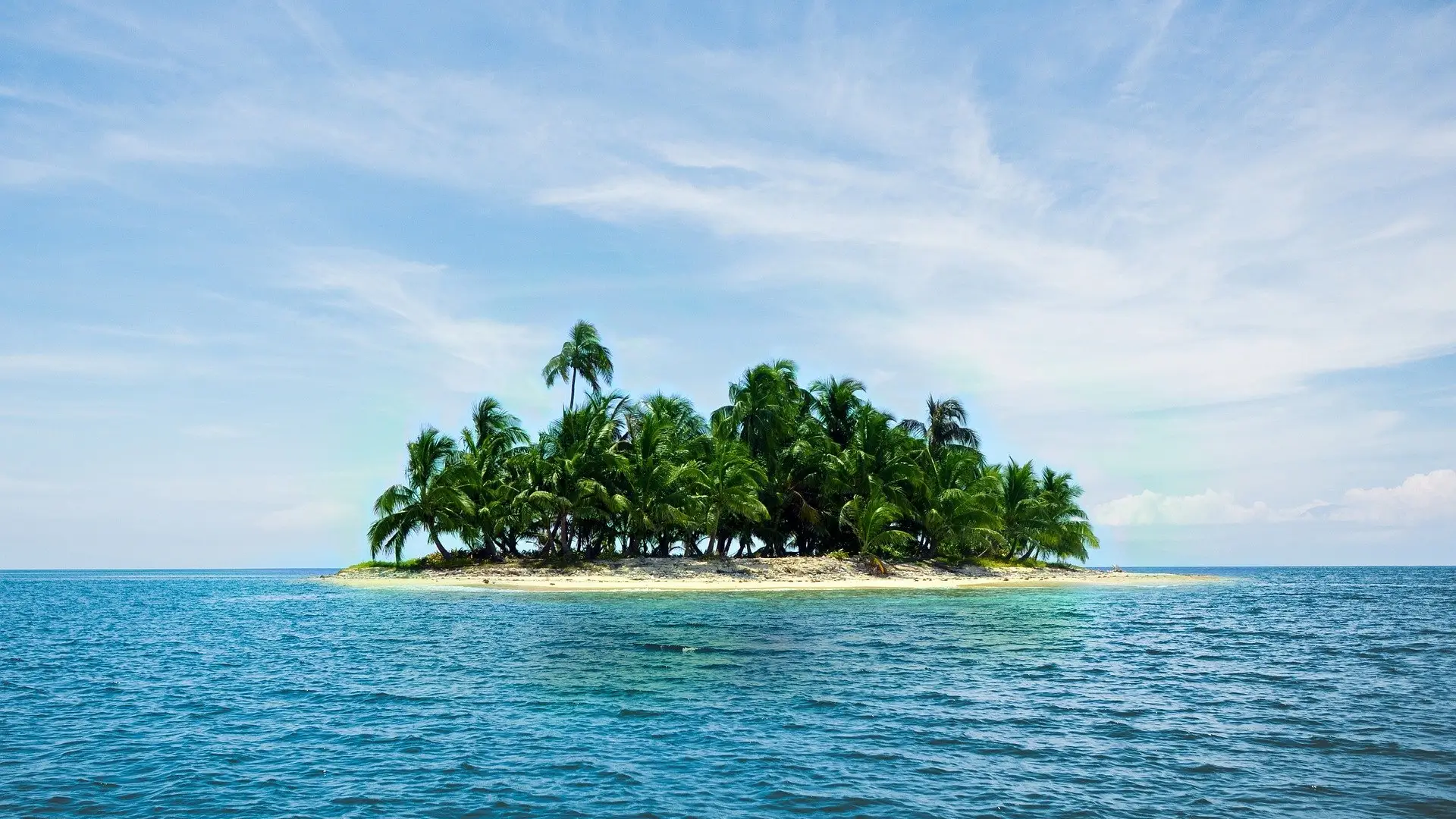 Isla peque&ntilde;a donde vive una pareja para huir del coronavirus