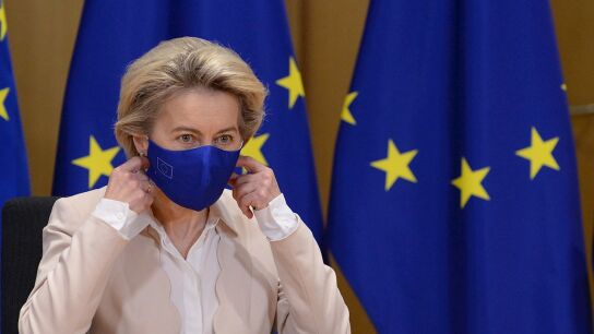 La presidenta de la Comisi&oacute;n Europea, Ursula Von der Leyen