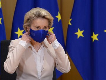 La presidenta de la Comisión Europea, Ursula Von der Leyen