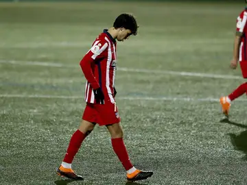 Joao Félix tras la eliminación ante el Cornellá en Copa del Rey Joao Félix tras la eliminación ante el Cornellá en Copa del Rey