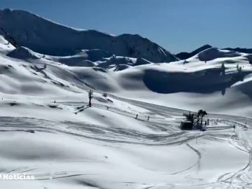 La estación de Baqueira Beret en el Pirineo catalán registra una mínima de 34,1 bajo cero, récord histórico de frío en la península 