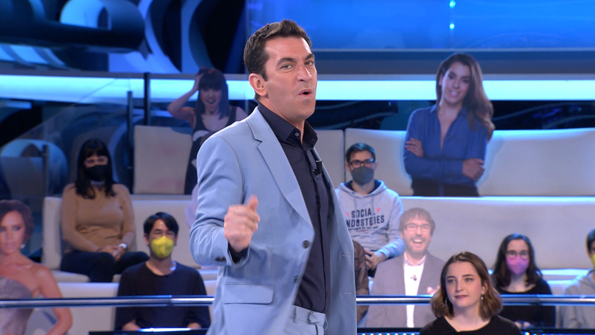 Arturo Valls sorprende en ‘¡Ahora Caigo!’ con un clásico paso de baile de Beyoncé 