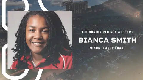 Los Boston Red Sox contratan a Bianca Smith, la primera mujer negra entrenadora en la historia del béisbol Los Boston Red Sox contratan a Bianca Smith, la primera mujer negra entrenadora en la historia del béisbol