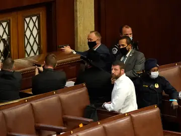 El asalto al Congreso de los Estados Unidos, en imágenes El asalto al Congreso de los Estados Unidos, en imágenes