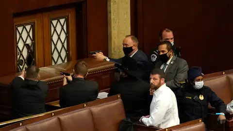El asalto al Congreso de los Estados Unidos, en imágenes El asalto al Congreso de los Estados Unidos, en imágenes
