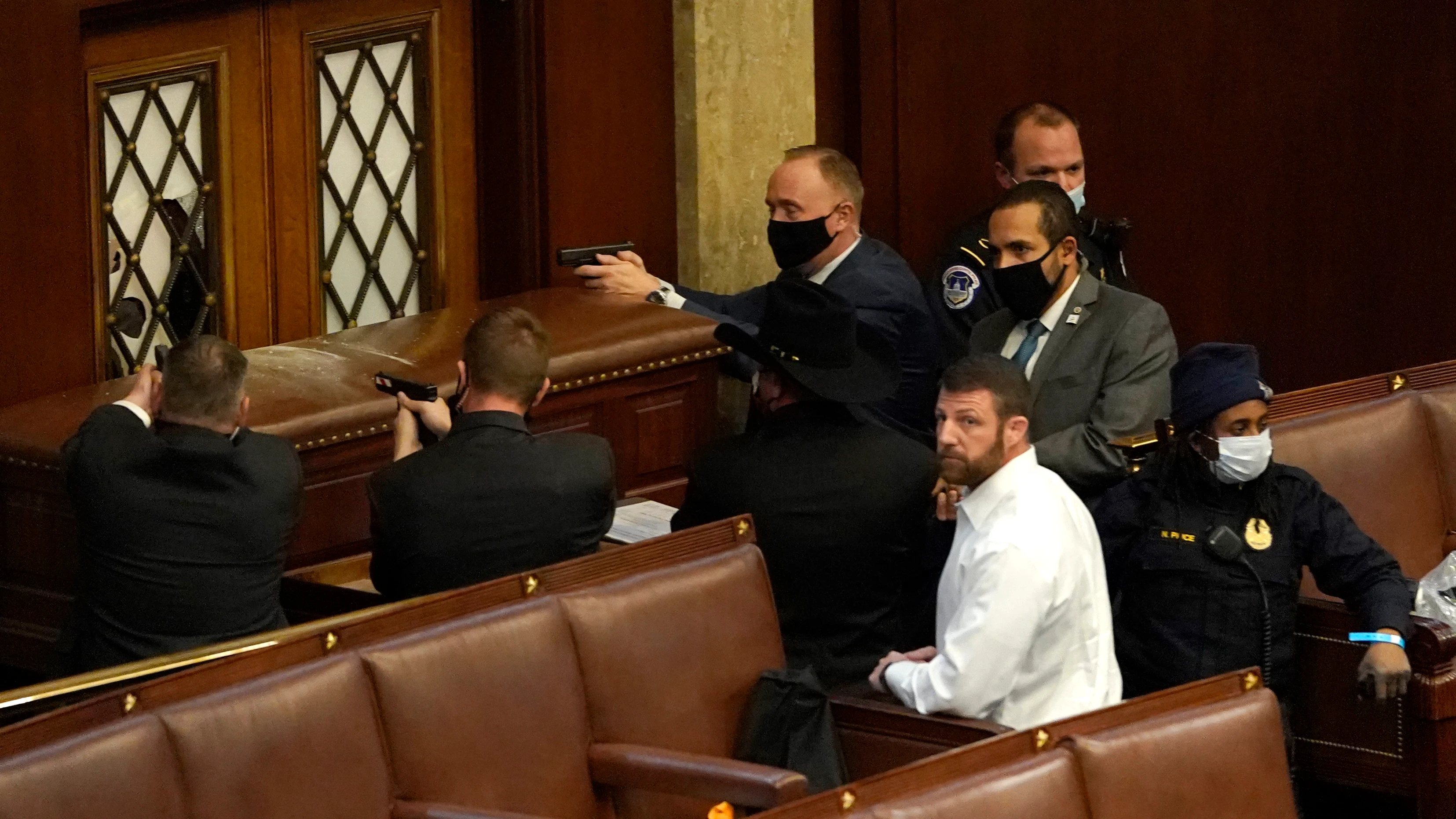 El asalto al Congreso de los Estados Unidos, en imágenes El asalto al Congreso de los Estados Unidos, en imágenes