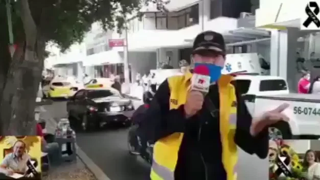Un periodista colombiano anuncia en directo la muerte de su mujer, enfermera, al contagiarse de coronavirus Un periodista colombiano anuncia en directo la muerte de su mujer, enfermera, al contagiarse de coronavirus