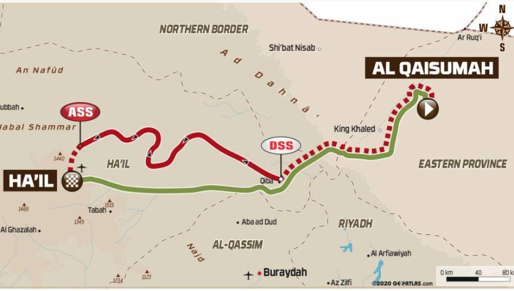 Rally Dakar 2021: Recorrido de la etapa 6 hoy, viernes 8 de enero, Al Qaisumah - Ha'il