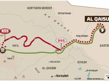 Rally Dakar 2021: Recorrido de la etapa 6 hoy, viernes 8 de enero, Al Qaisumah - Ha'il