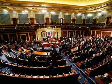 Imagen de archivo una sesión del Congreso de EEUU Imagen de archivo una sesión del Congreso de EEUU