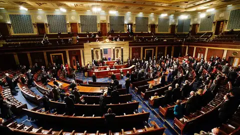 Imagen de archivo una sesión del Congreso de EEUU Imagen de archivo una sesión del Congreso de EEUU