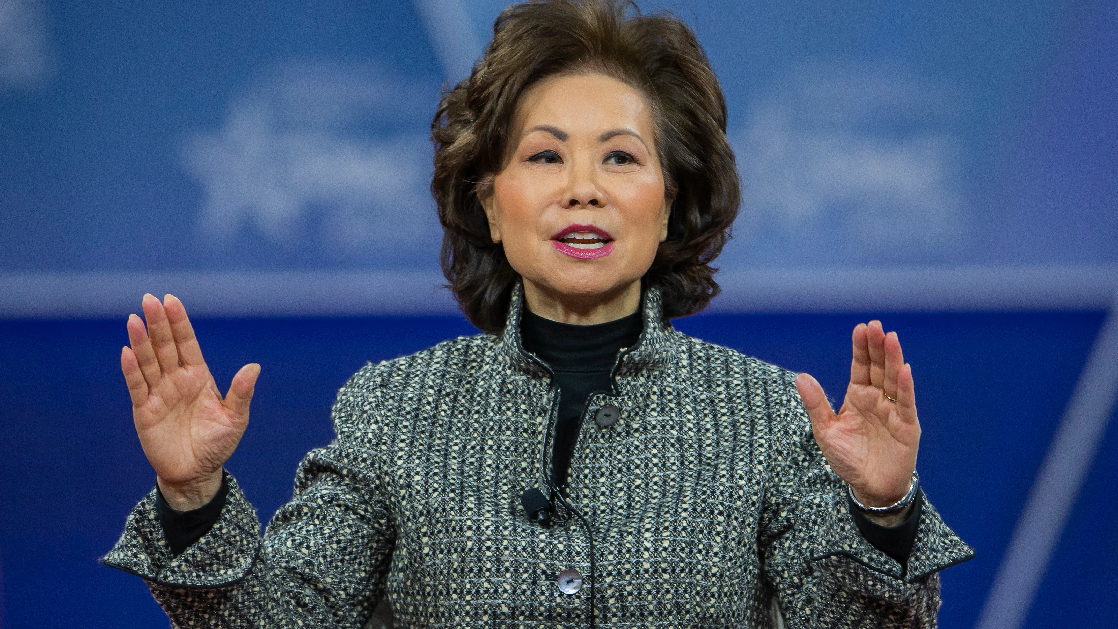 La secretaria de Transporte de EE.UU., Elaine Chao