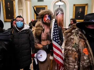 Algunos de los seguidores de Donald Trump en el asalto al Capitolio Algunos de los seguidores de Donald Trump en el asalto al Capitolio