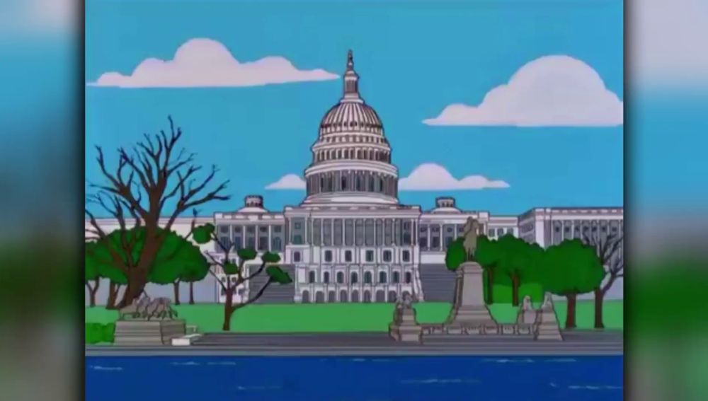 Los Simpson predijeron el asalto al Capitolio