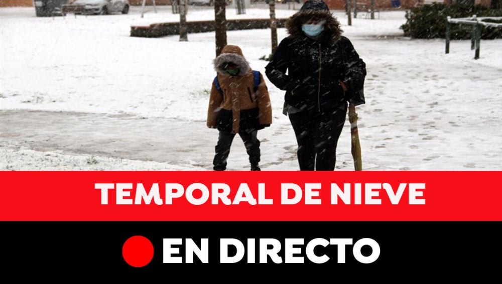 Nieve en España hoy: Carreteras cortadas, transporte y última hora del temporal y la ola de frío, en directo