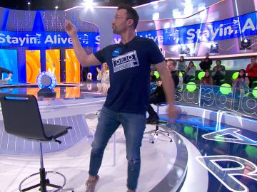 ¡Al ritmo de Stayin' Alive!: Pablo Puyol consigue un pleno para el equipo azul en ‘La Pista’ 