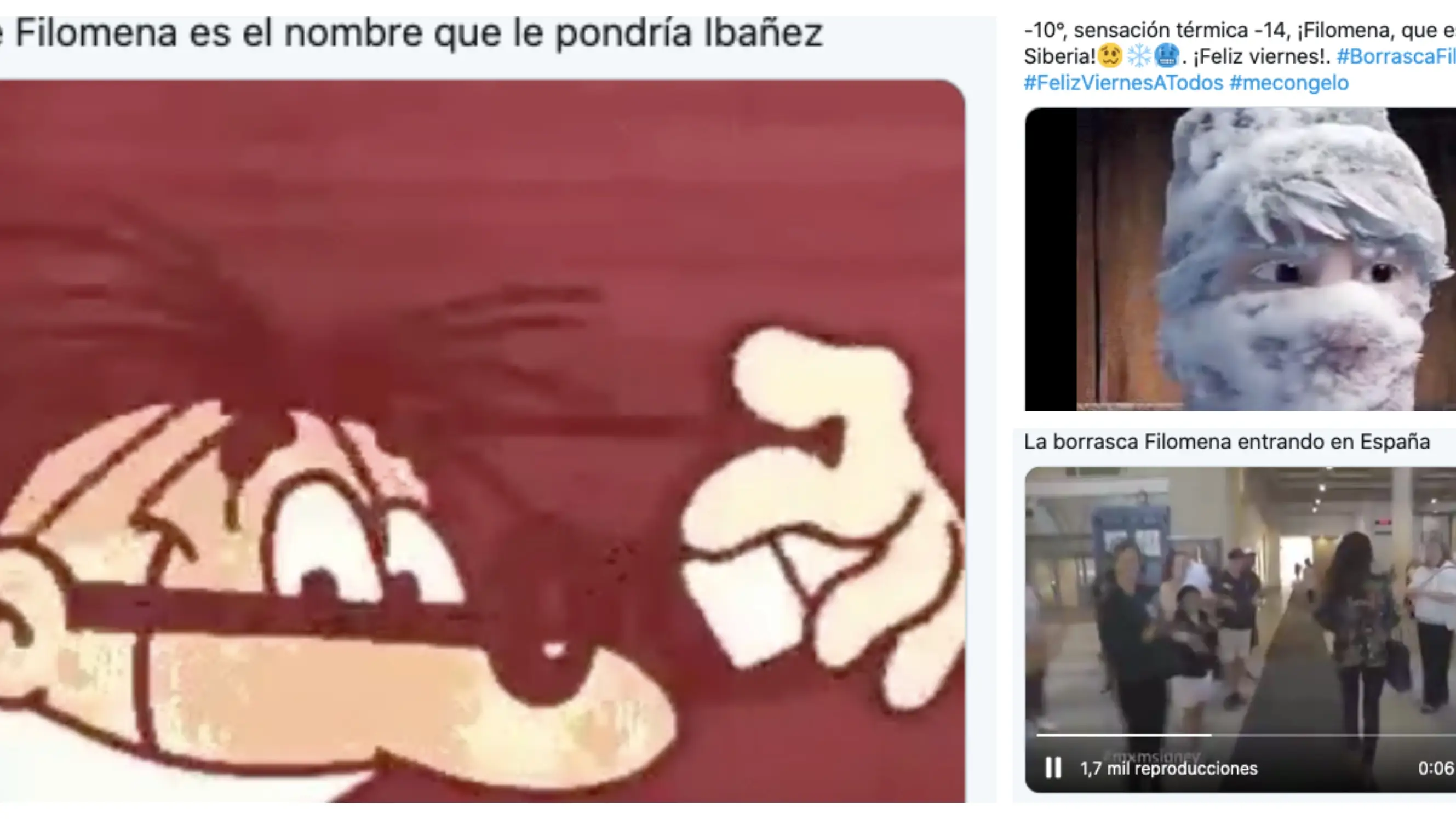 Los mejores memes de Filomena