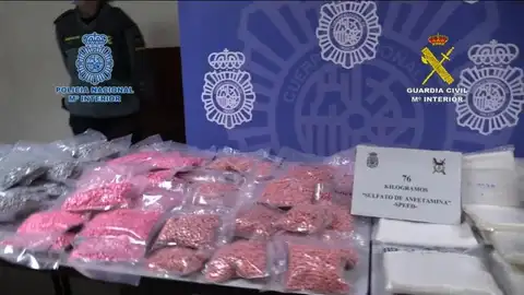 Once detenidos en el mayor golpe al tráfico de drogas sintéticas en España Once detenidos en el mayor golpe al tráfico de drogas sintéticas en España