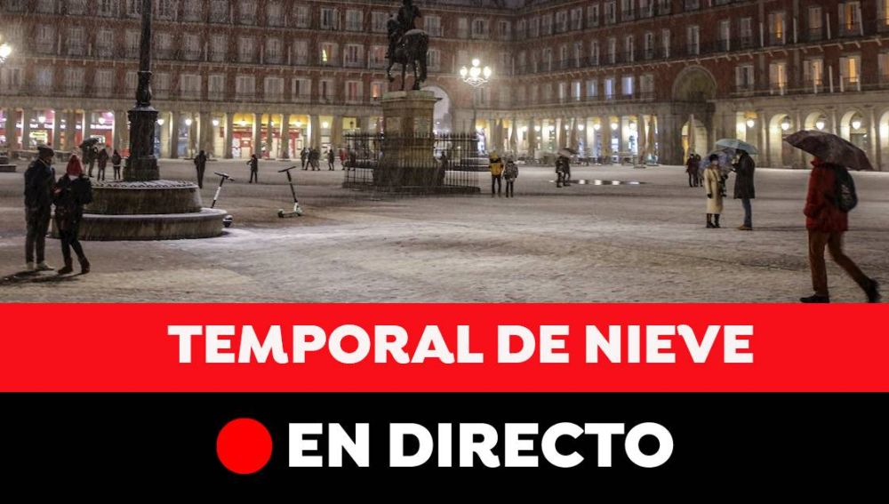 Temporal Filomena en España hoy: Gran nevada, carreteras cortadas y última hora, en directo