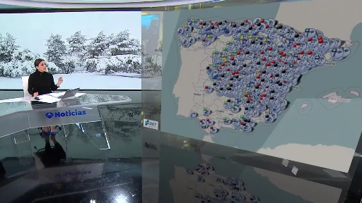 Consulta en este mapa todas las incidencias en las carreteras a causa del temporal Filomena