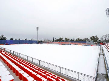 El Atlético - Athletic de Liga, aplazado por el temporal de nieve de Filomena en Madrid