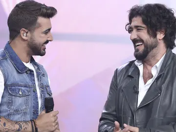 Jorge González y Antonio Orozco en la final de 'Tu cara me suena' Jorge González y Antonio Orozco en la final de 'Tu cara me suena'
