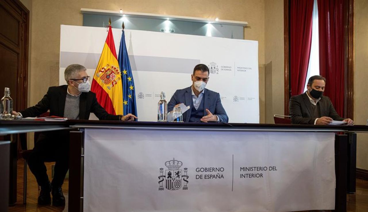 Rueda de prensa posterior al Comité Estatal de Coordinación de Protección Civil por el temporal Filomena, streaming en directo Rueda de prensa posterior al Comité Estatal de Coordinación de Protección Civil por el temporal Filomena, streaming en directo