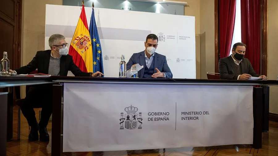 Rueda de prensa posterior al Comité Estatal de Coordinación de Protección Civil por el temporal Filomena, streaming en directo Rueda de prensa posterior al Comité Estatal de Coordinación de Protección Civil por el temporal Filomena, streaming en directo