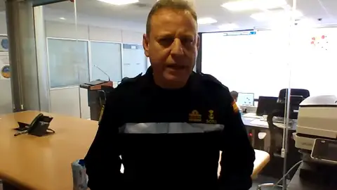 Aurelio Soto, Capitán de Corbeta, asegura que "pasará algún tiempo" hasta establecer la normalidad tras el temporal Aurelio Soto, Capitán de Corbeta, asegura que "pasará algún tiempo" hasta establecer la normalidad tras el temporal