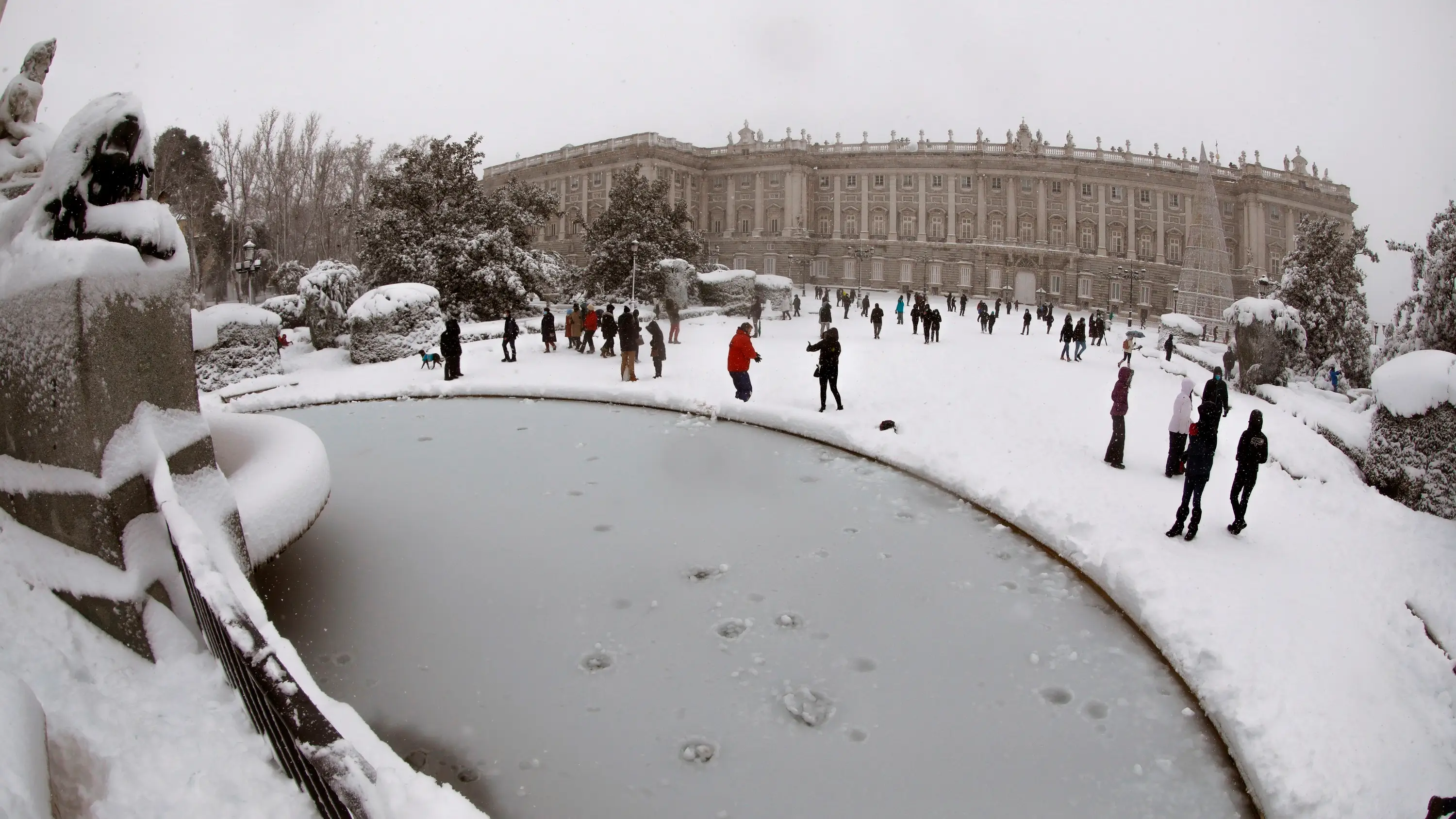 Situaci&oacute;n del Palacio de Oriente en Madrid