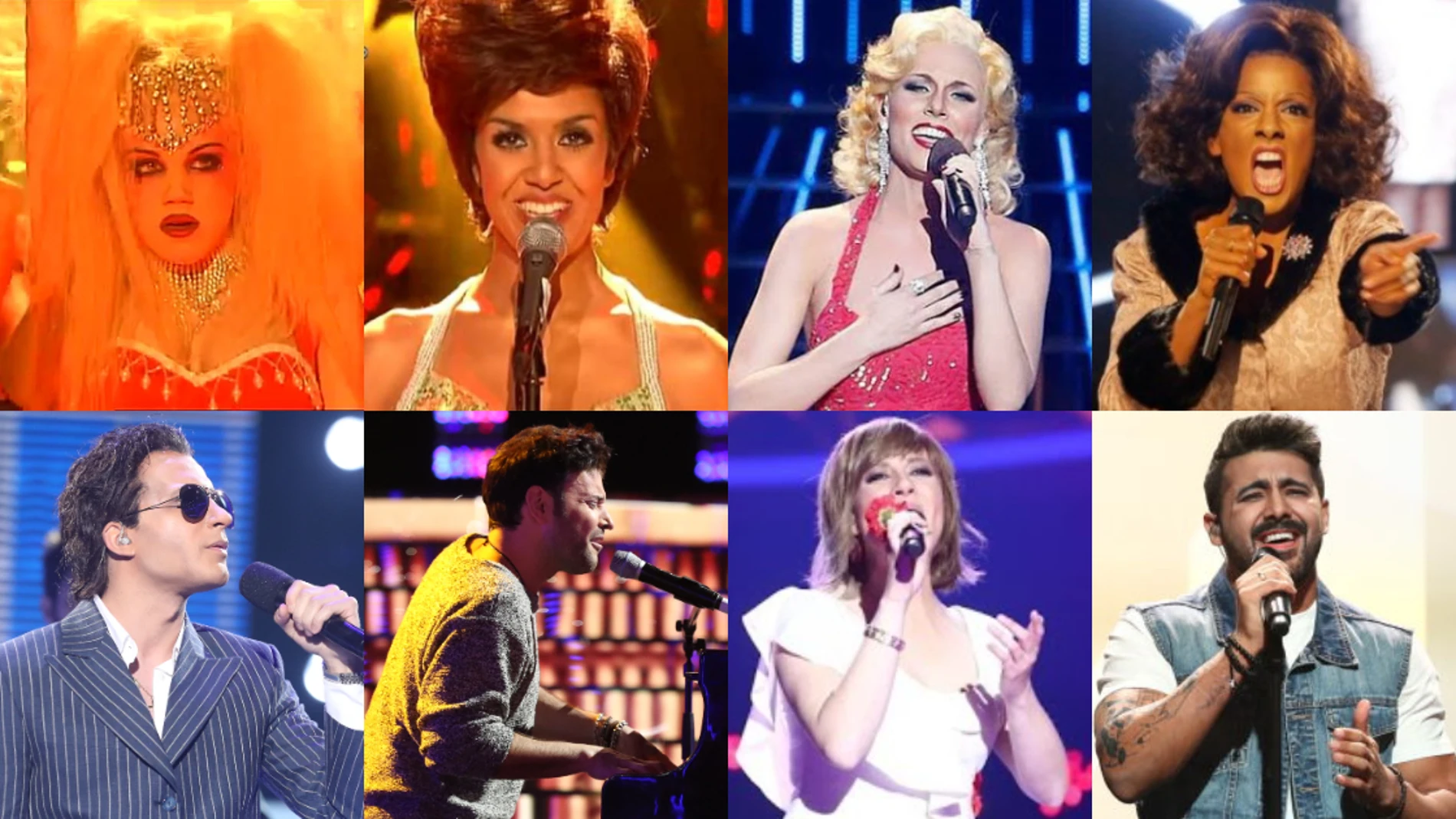 Los ocho ganadores de 'Tu cara me suena': así fueron sus inolvidables actuaciones en la final