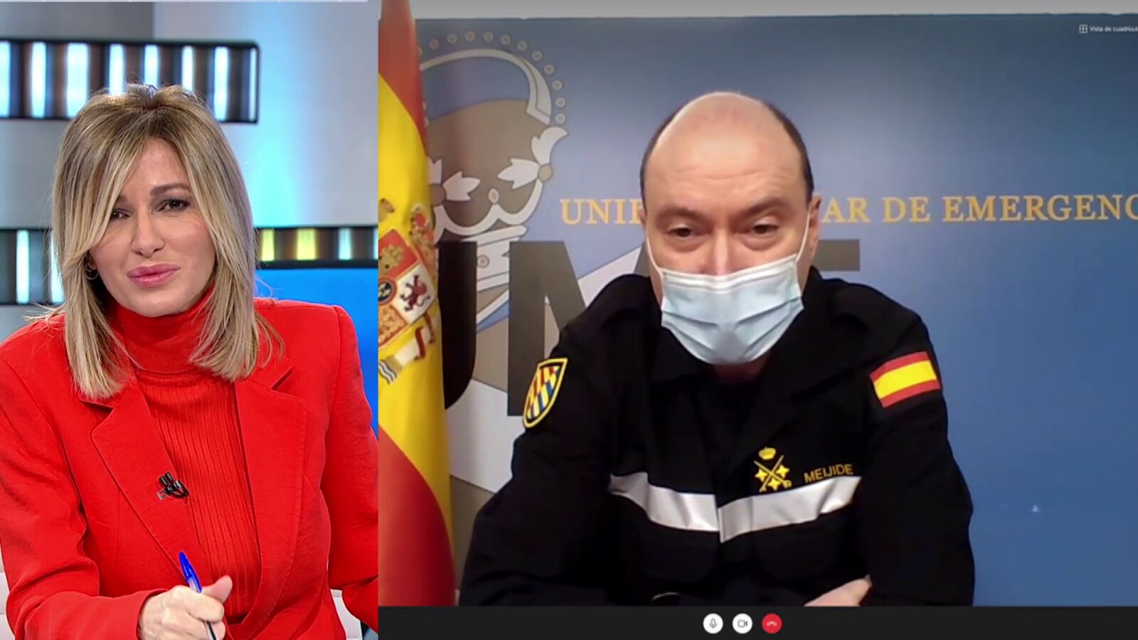 Luis Manuel, jefe de la UME, asegura que la respuesta en Madrid ante Filomena: 
