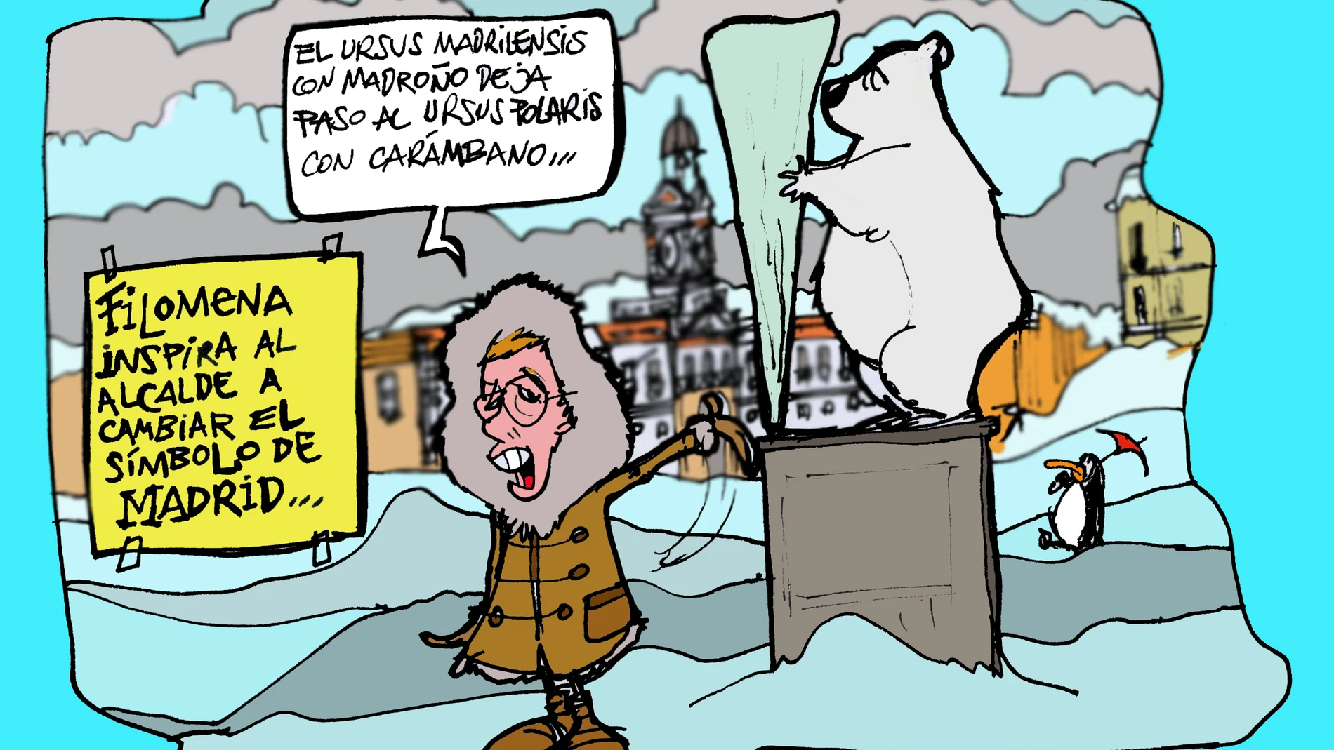 Filomena en viñeta gráfica Filomena en viñeta gráfica