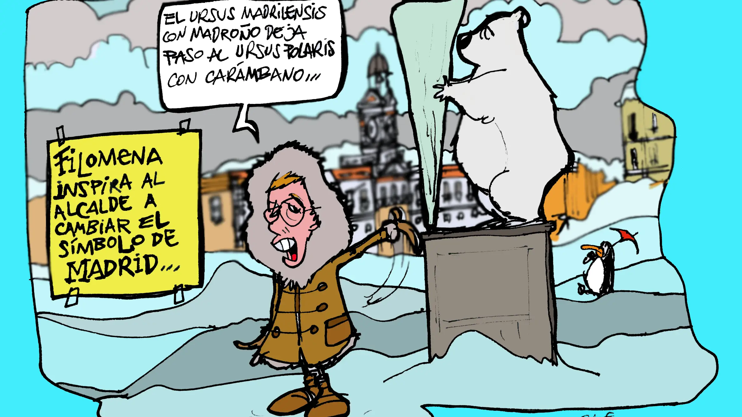 Filomena en viñeta gráfica Filomena en viñeta gráfica