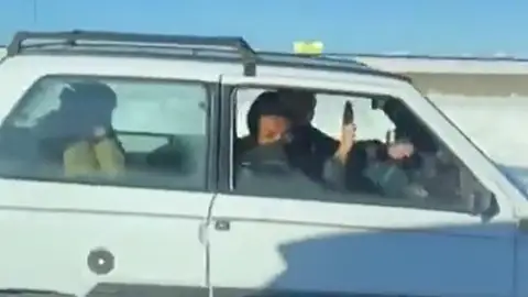 El surrealista vídeo de varios jugadores del Atlético de Madrid yendo a entrenar en un Fiat Panda en pleno temporal El surrealista vídeo de varios jugadores del Atlético de Madrid yendo a entrenar en un Fiat Panda en pleno temporal