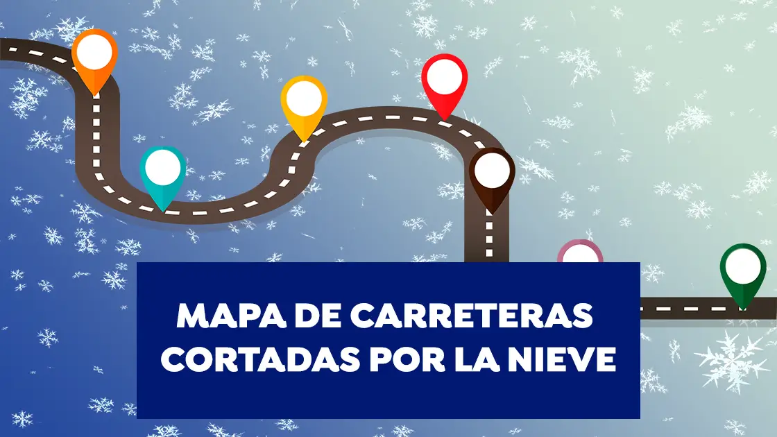 Mapa de carreteras cortadas Mapa de carreteras cortadas